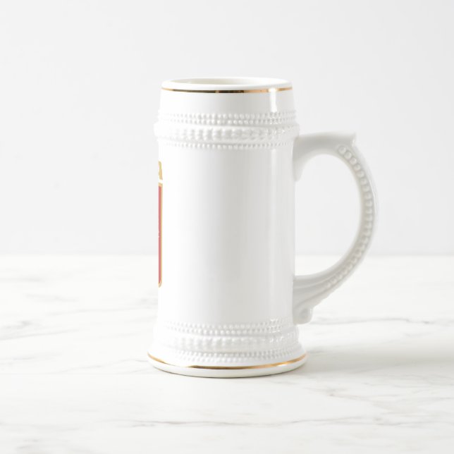 Jarra De Cerveza Polska (Polonia) COA (Derecha)