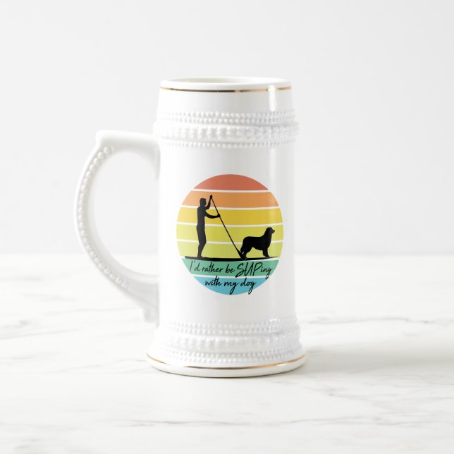 Jarra De Cerveza Prefiero estar con mi suplicio de perro (Izquierda)