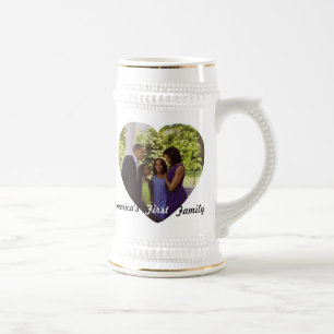 Jarra De Cerveza Presidente Obama First Family Commemorative