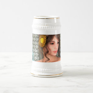 Jarra De Cerveza Princesa de cuento de hadas
