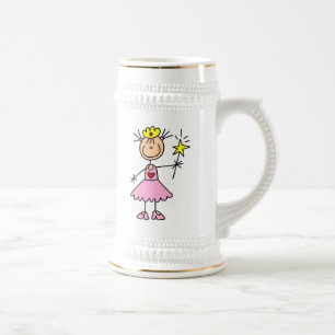 Jarra De Cerveza Princesa With Wand