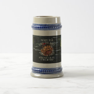 JARRA DE CERVEZA PROGRAMA DE FOTOS DE OBTUARIO CIELO LF VG HG
