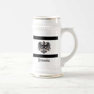 Jarra De Cerveza Prussian_flag, escudo de la familia del erdman,
