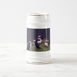 Jarra De Cerveza Puffins atlánticos