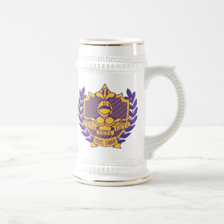 Jarra De Cerveza Púrpura y oro de Stein