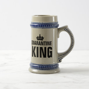JARRA DE CERVEZA QUARANTINE KING BEER STEINS PARA ÉL