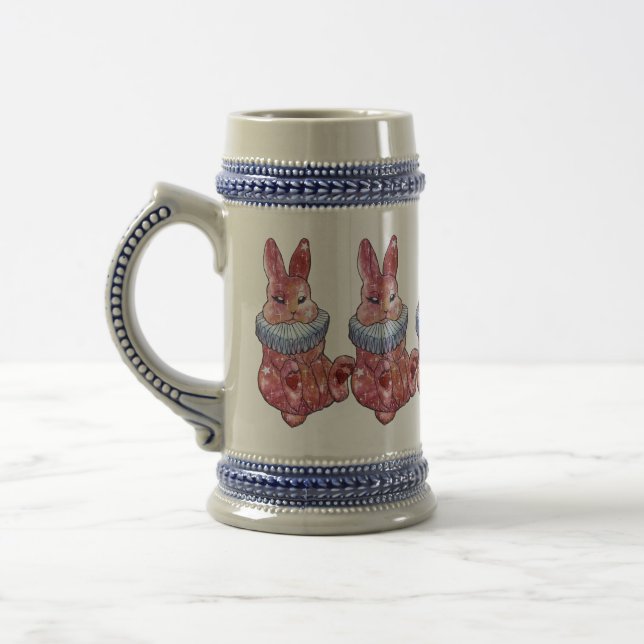 Jarra De Cerveza Rabbit Bunny named Ladybug Mug (Izquierda)