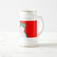Rana divertida cerveza alemana Stein Mug
