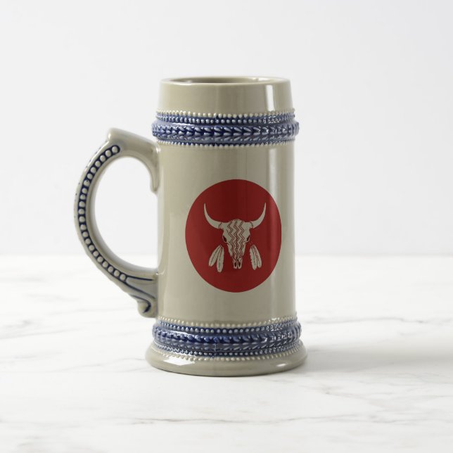 Jarra De Cerveza Red Ghost Dance Buffalo stein (Izquierda)