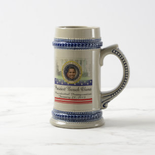 Jarra De Cerveza Reelección 2012 de presidente Obama