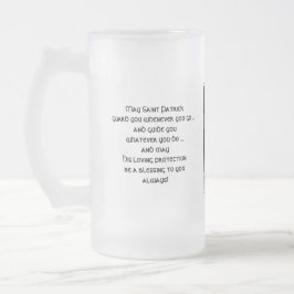 Jarra De Cerveza Regalo de bendiciones irlandesas del Día de San Pa