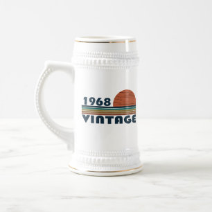 Jarra De Cerveza Regalo de cumpleaños de 1968 vintage