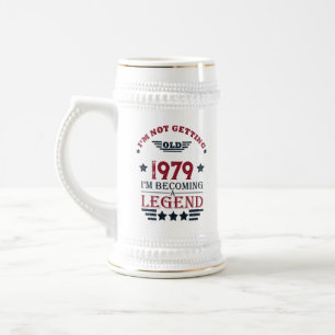 Jarra De Cerveza Regalo de cumpleaños vintage personalizado