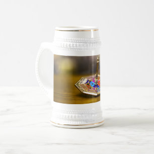 Jarra De Cerveza Regalo de dreidel de Hanukkah SlipperyJoe base oct