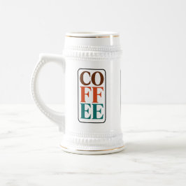 Jarra De Cerveza Regalo de Stein para Amantes del Café para Fans