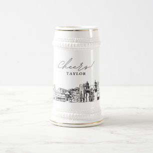 Jarra De Cerveza Regalo personalizado de Tucson Arizona