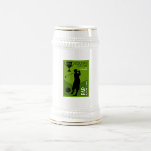Jarra De Cerveza Regalo único de golf de época