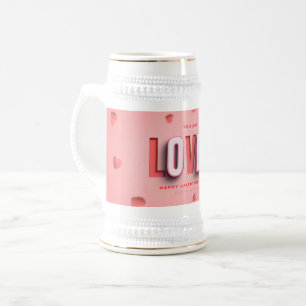 Jarra De Cerveza Regalos del Día de San Valentín de SlipperyJoe's t