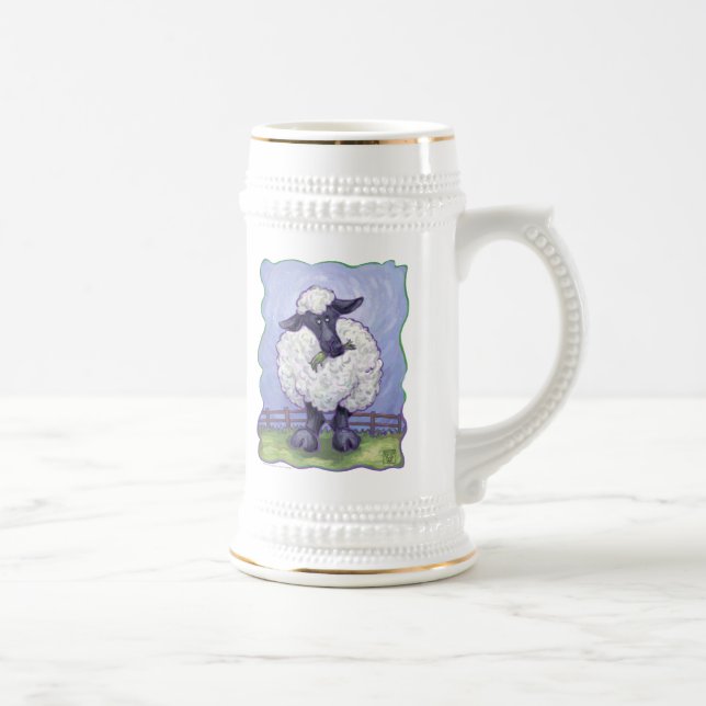Jarra De Cerveza Regalos y accesorios para ovejas (Derecha)
