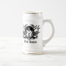 Jarra De Cerveza ¡Reglas del papá!