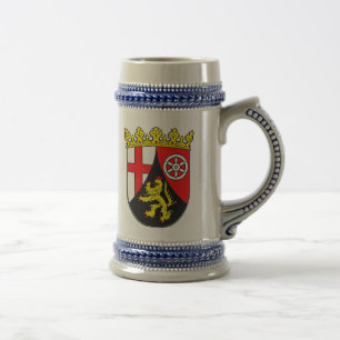 Jarra De Cerveza Renania-Palatinado escudo de armas