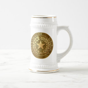 Jarra De Cerveza República del sello de Tejas