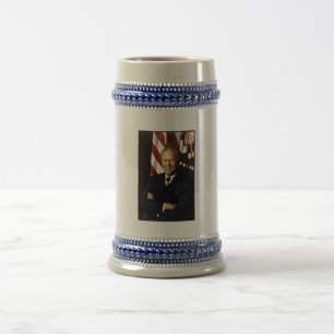 Jarra De Cerveza Retrato del presidente estadounidense Gerald Rudol