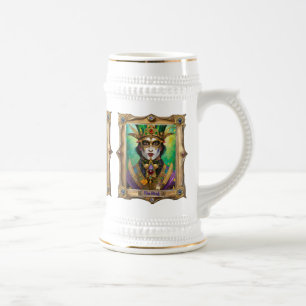 Jarra De Cerveza Retratos del Reino de Mardi Gras - El Rey