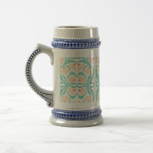 Jarra De Cerveza Retro Daisies Birth Flower April