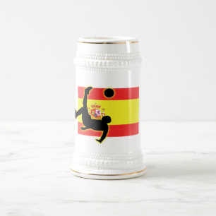 Jarra De Cerveza Retroceso de bicicleta de España