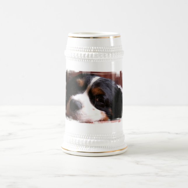 Jarra De Cerveza Rey Charles Cavalier Spaniel Beer Stein (Centro)
