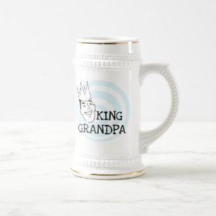 Jarra De Cerveza Rey Grandpa T-shirts y regalos