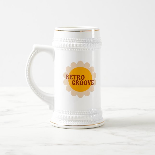 Jarra De Cerveza Ritmo Retro (Izquierda)