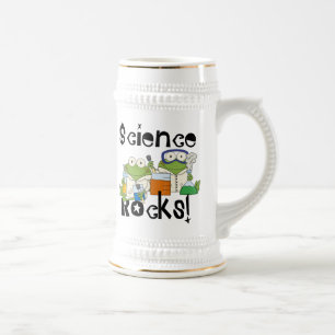 Jarra De Cerveza Rocas de la ciencia de las ranas