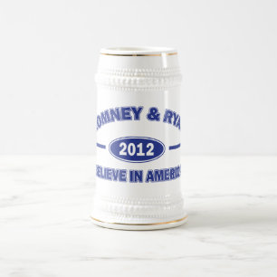 Jarra De Cerveza Romney y Ryan Believe