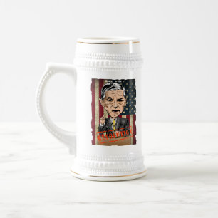 JARRA DE CERVEZA RON PAUL CERVEZA STEIN DE 2012 REVOLUCIONES