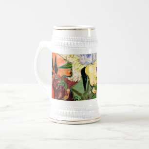 Jarra De Cerveza Rosas Van Gogh y Anemones