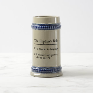 Jarra De Cerveza Rules de capitán