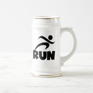 Jarra De Cerveza RUN Black