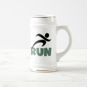 Jarra De Cerveza RUN Green