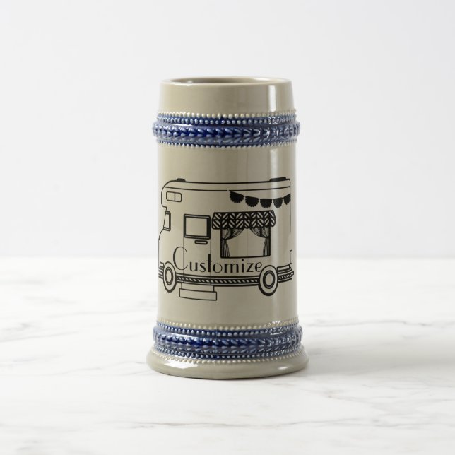 Jarra De Cerveza RV Camper Caravana Thunder_Cove (Centro)