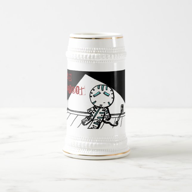 Jarra De Cerveza Sad Robot Stein Mug (Centro)