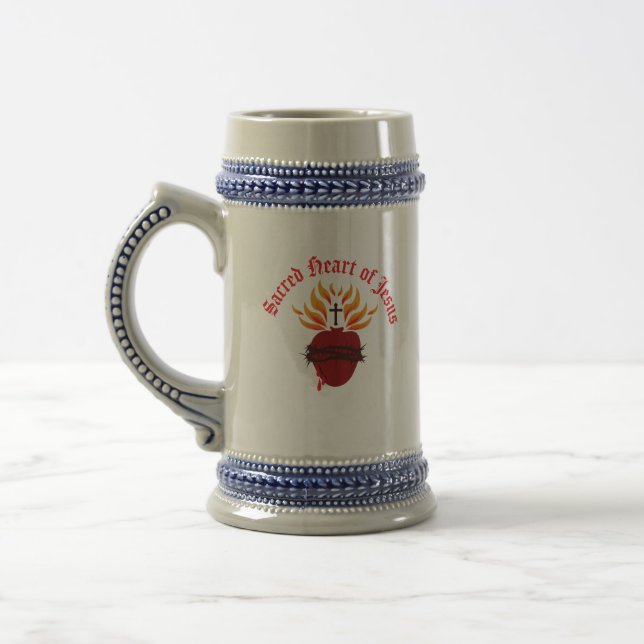 Jarra De Cerveza Sagrado Corazón de Jesús (Izquierda)