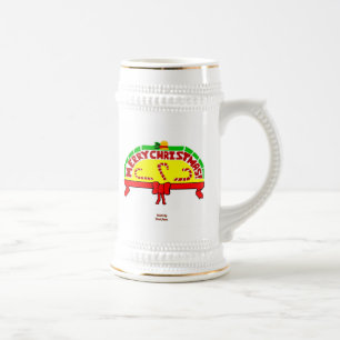 Jarra De Cerveza Saludos de Navidad Stein Mug
