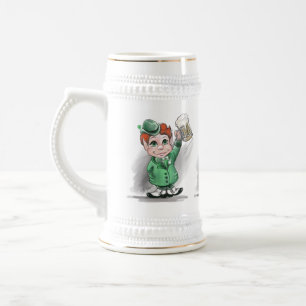 Jarra De Cerveza ¡Saludos irlandeses! St Patrick's Day Beer Stein