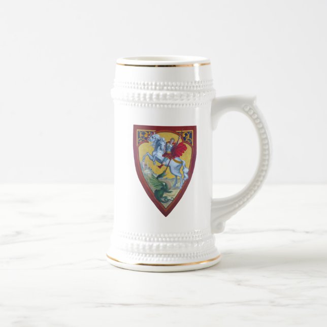 Jarra De Cerveza San Jorge que mata el dragón Stein (Derecha)