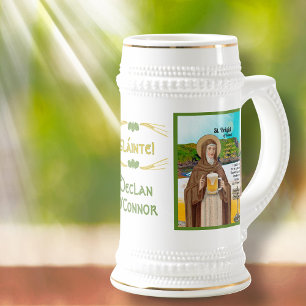 Jarra De Cerveza Santa Brígida de Irlanda y su Lago de Cerveza