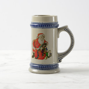 Jarra De Cerveza Santa Claus presenta música de Navidades