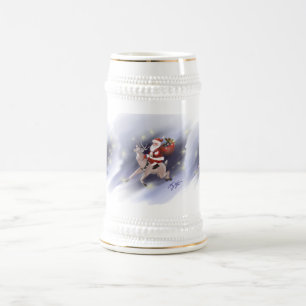 Jarra De Cerveza Santa Delivers Stein