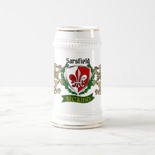Jarra De Cerveza Sarsfield Irish Shield Beer Stein